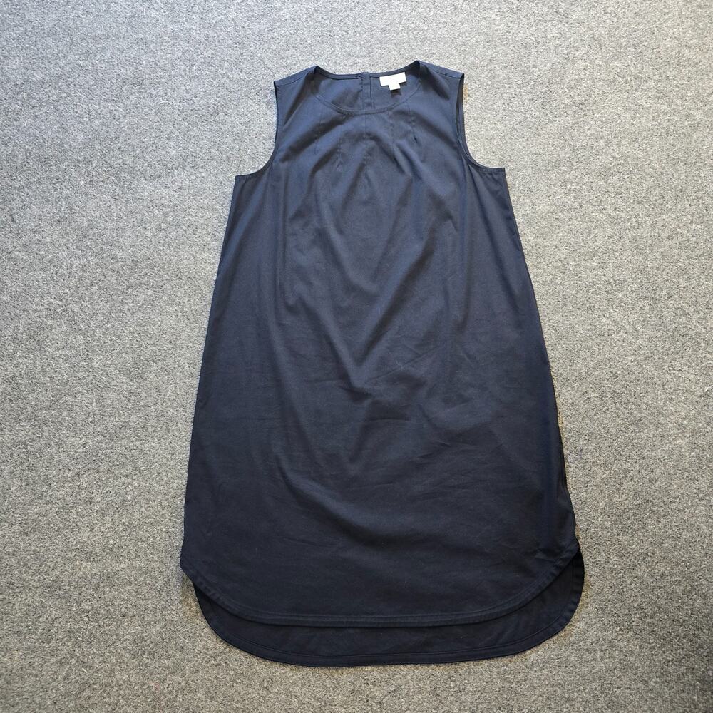 J Jill Dress Womens XS Petite Blue Sheath Sleeveless Christian Siriano Casual